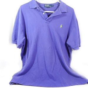 Polo By Ralph Lauren Purple Polo Shirt Size Large